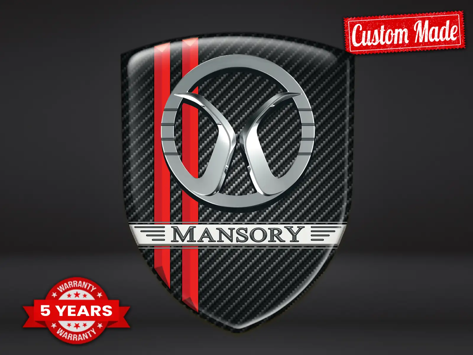 Mansory Auto Abzeichen Pro Max Langlebig Stilvoll Leistung